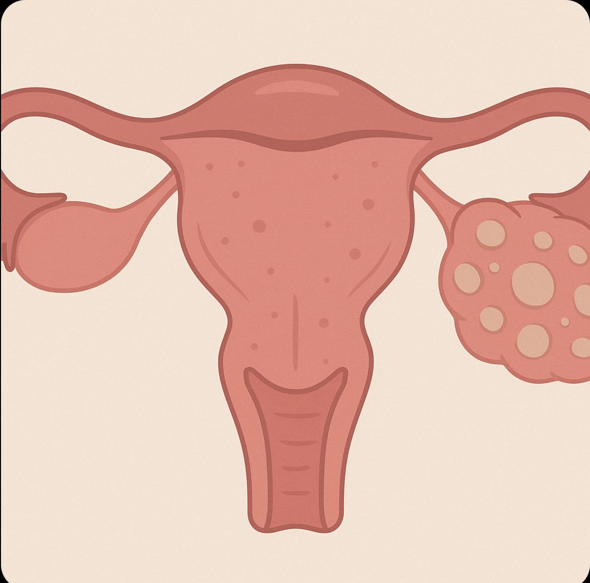 تكيس المبايض و أسبابها 1 PCOS